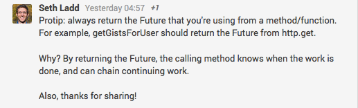 Seth Ladd makes a good point